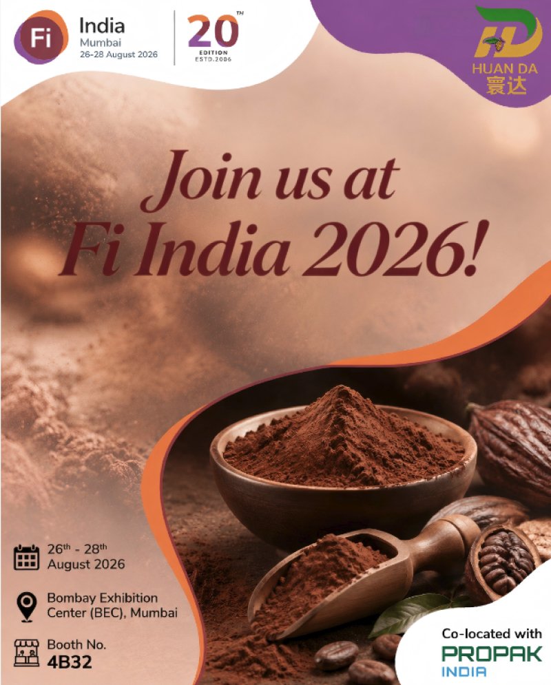 欢达可可参加Fi India 2026展会 - 孟买4B32展位