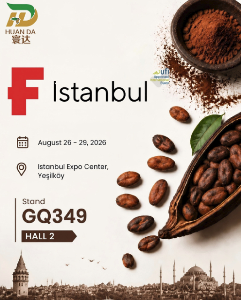 Huanda Cocoa en Fi Istanbul 2026 — Stand GQ349, Pabellón 2